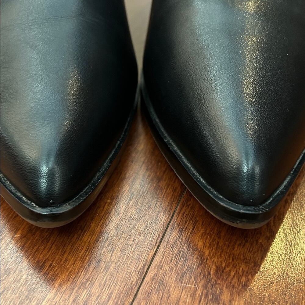 Frankie4 “Nina” Black Leather Pointed Toe Ankle Boots, Size 11 - Picture 6 of 15